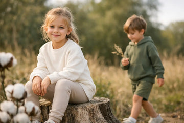 Kinderkleding van biologisch katoen die lang meegaat