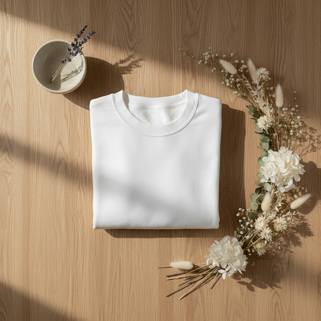 Prime Crewneck Unisex lifestyle flat lay