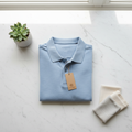 Prime Polo Unisex lifestyle flat lay
