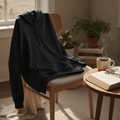 Essential Hoodie lifestyle flat lay