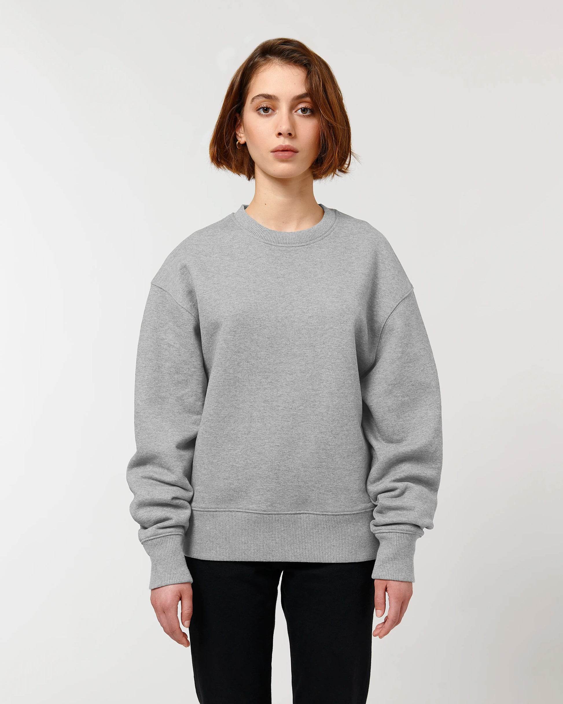 Cotton+ Heavy SweaterHeather Grey