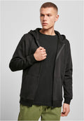 Essential Zipper HoodieBlack