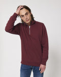 Prime Half Zip SweatBurgundy