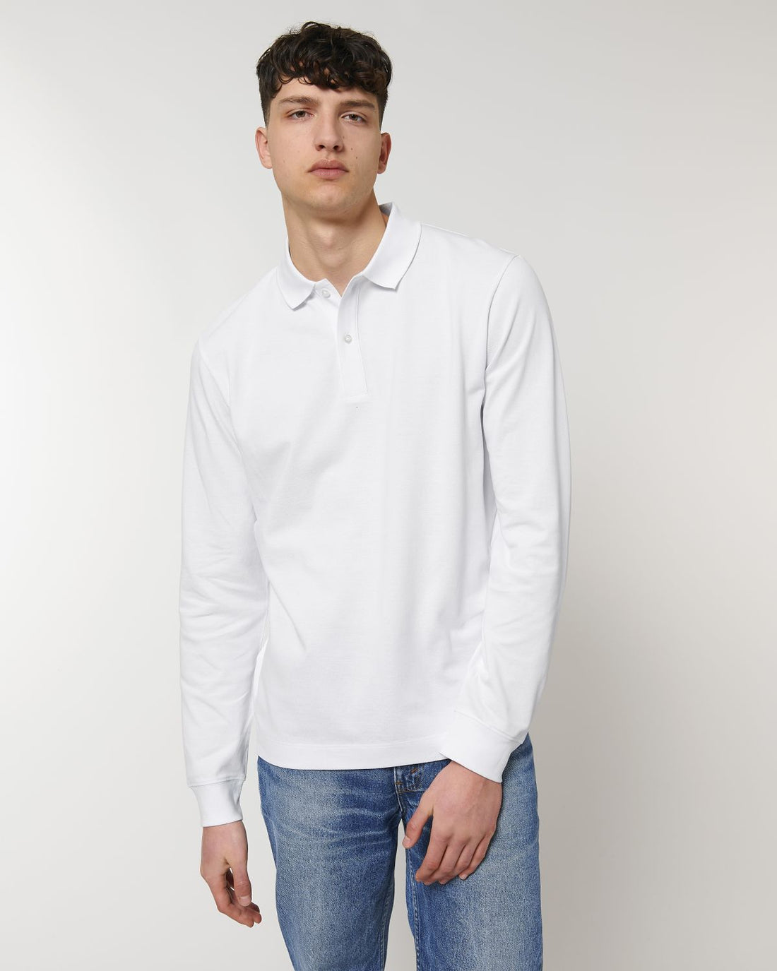 Prime Long Sleeve PoloWhite